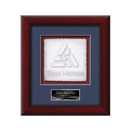 Plaque Awards - Framed Awards & Plaques - Eco -  Mahogany