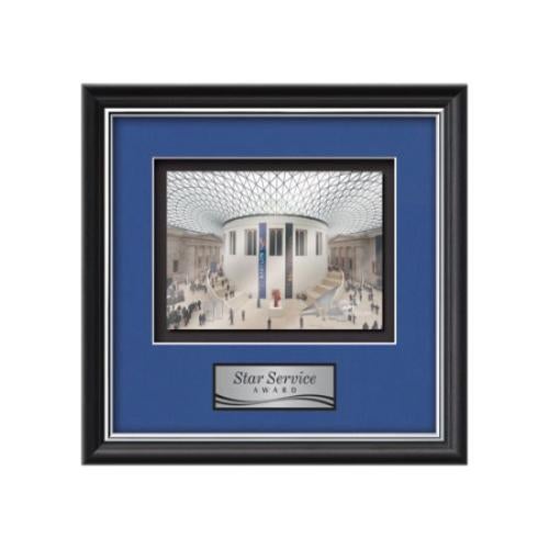 Plaque Awards - Framed Awards & Plaques - Baron - Black/Silver