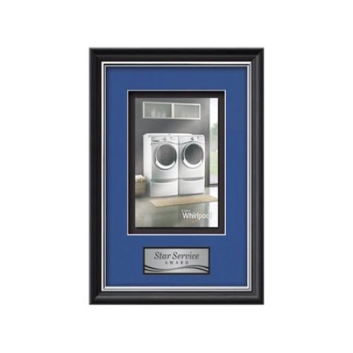 Plaque Awards - Framed Awards & Plaques - Baron - Black/Silver