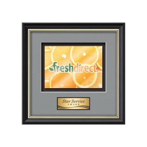 Plaque Awards - Framed Awards & Plaques - Baron - Black/Gold