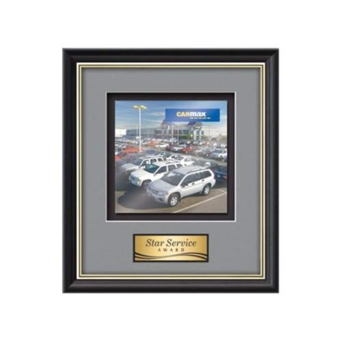 Plaque Awards - Framed Awards & Plaques - Baron - Black/Gold