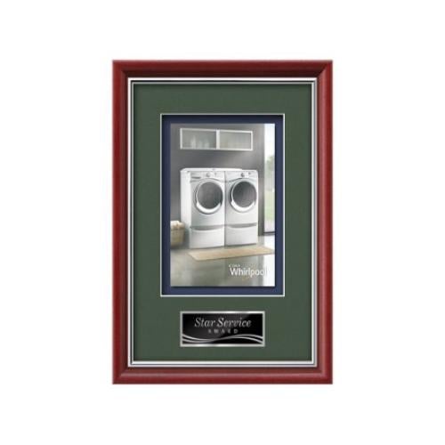 Plaque Awards - Framed Awards & Plaques - Baron - Mahogany/Silver