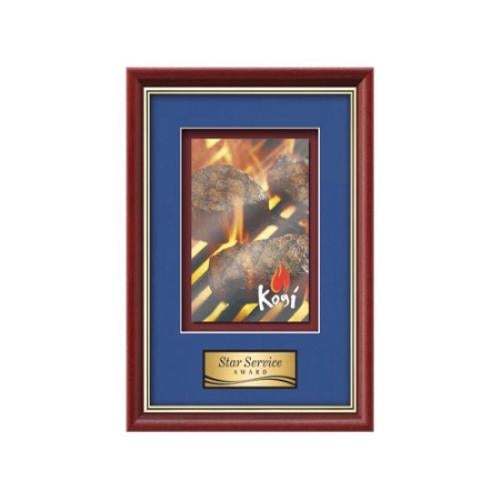 Plaque Awards - Framed Awards & Plaques - Baron - Mahogany/Gold