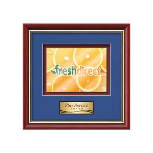 Plaque Awards - Framed Awards & Plaques - Baron - Mahogany/Gold