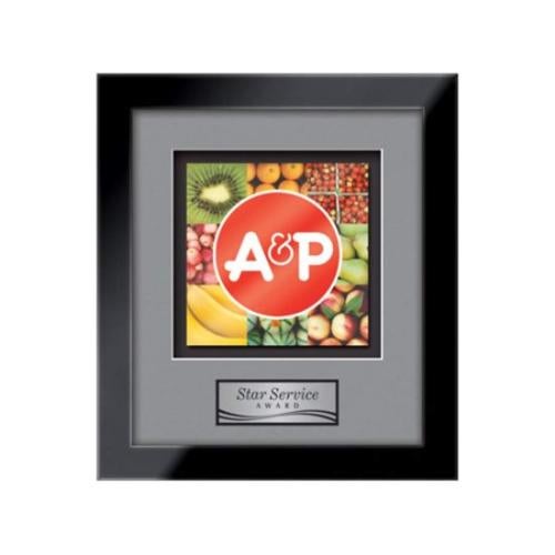 Eldridge - Gloss Black Plaque Awards - Framed Awards & Plaques - Eldridge - Gloss Black