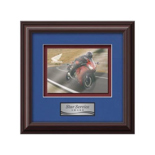 Plaque Awards - Framed Awards & Plaques - Monarch - Mahogany 