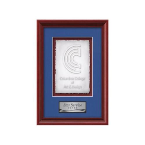 Plaque Awards - Framed Awards & Plaques - Raven -  Mahogany