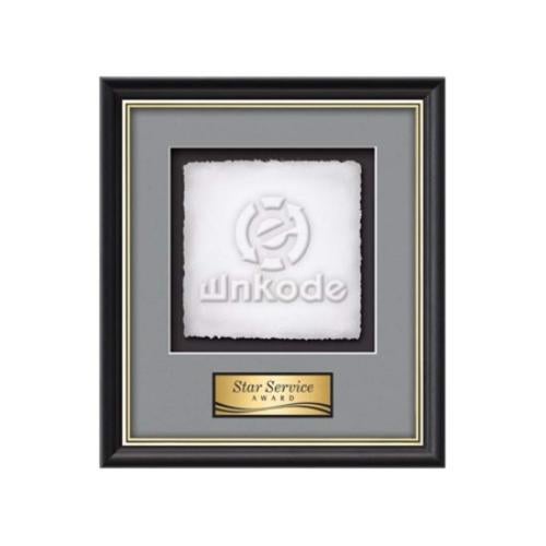 Plaque Awards - Framed Awards & Plaques - Baron -  Black/Gold