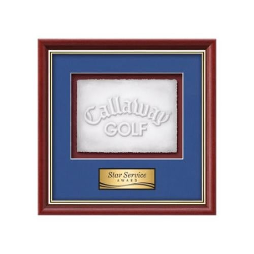 Baron - Mahogany/Gold Plaque Awards - Framed Awards & Plaques - Baron - Mahogany/Gold