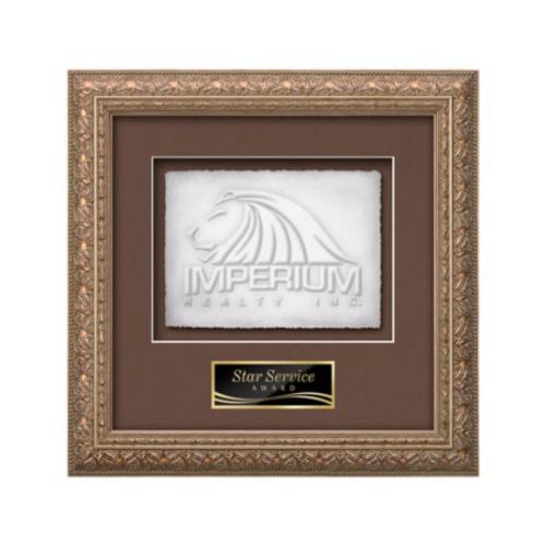 Romagna - Antique Silver Plaque Awards - Framed Awards & Plaques - Romagna - Antique Silver