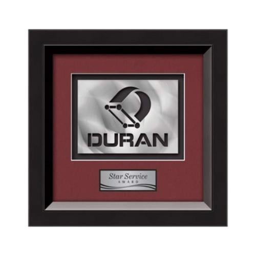 Omni Aquashape™ Award - Black/Black Plaque Awards - Framed Awards & Plaques - Omni Aquashape™ Award - Black/Black