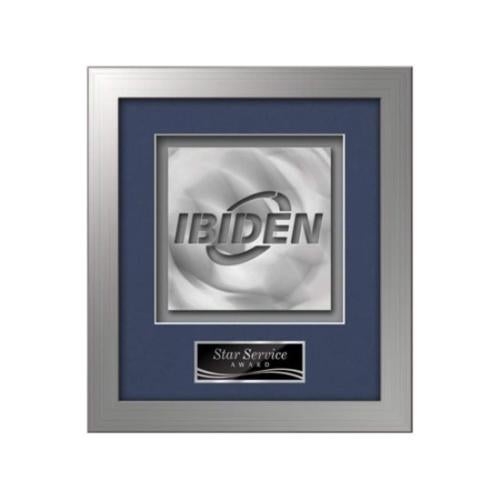 Eldridge Aquashape™ Award - Silver Plaque Awards - Framed Awards & Plaques - Eldridge Aquashape™ Award - Silver