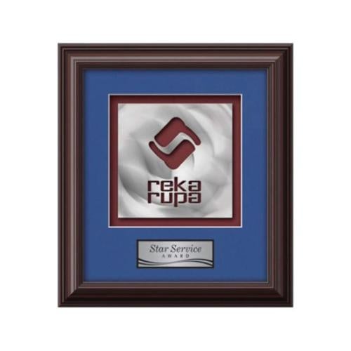 Plaque Awards - Framed Awards & Plaques - Monarch Aquashape - Mahogany