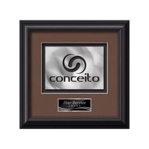 Plaque Awards - Framed Awards & Plaques - Monarch Aquashape™ Award - Black