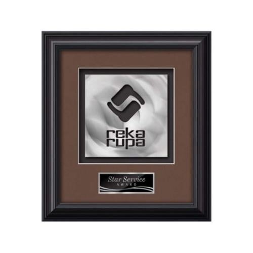 Plaque Awards - Framed Awards & Plaques - Monarch Aquashape&trade; Award - Black