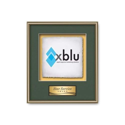Plaque Awards - Framed Awards & Plaques - Fenestra -  Gold