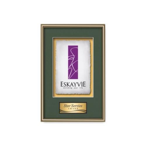 Plaque Awards - Framed Awards & Plaques - Fenestra -  Gold