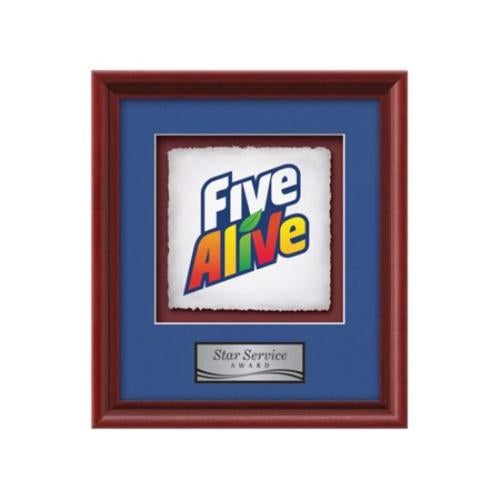 Plaque Awards - Framed Awards & Plaques - Raven -  Mahogany