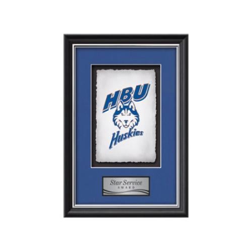 Plaque Awards - Framed Awards & Plaques - Baron -  Black/Silver