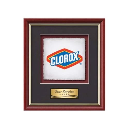 Plaque Awards - Framed Awards & Plaques - Baron -  Mahogany/Gold