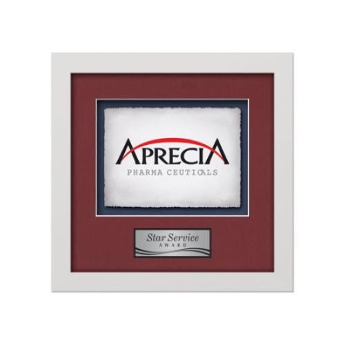 Plaque Awards - Framed Awards & Plaques - Primrose -  White