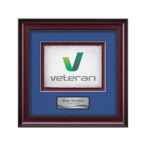 Plaque Awards - Framed Awards & Plaques - Caprera -  Mahogany 