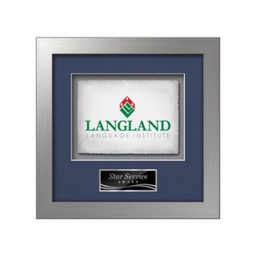 Plaque Awards - Framed Awards & Plaques - Eldridge -  Silver