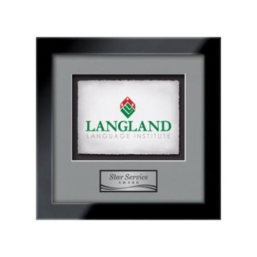 Plaque Awards - Framed Awards & Plaques - Eldridge -  Gloss Black