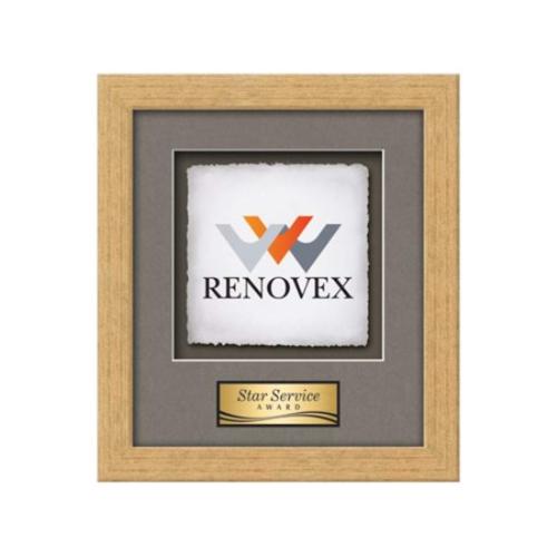 Plaque Awards - Framed Awards & Plaques - Eldridge -  Antique Gold