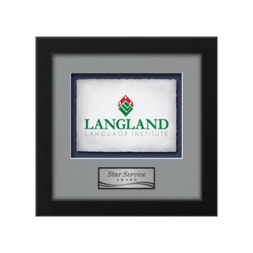 Plaque Awards - Framed Awards & Plaques - Eldridge -  Satin Black