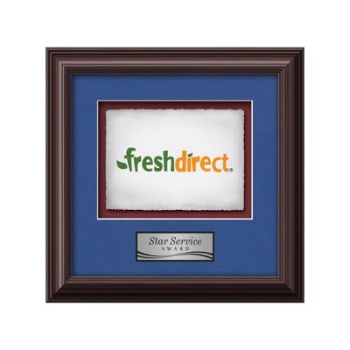 Plaque Awards - Framed Awards & Plaques - Monarch -  Mahogany