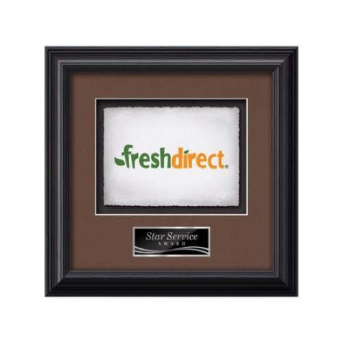 Plaque Awards - Framed Awards & Plaques - Monarch VividPrint&trade; Award - Black