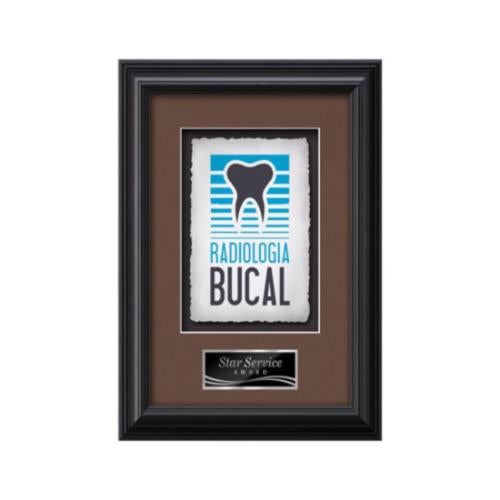 Plaque Awards - Framed Awards & Plaques - Monarch VividPrint&trade; Award - Black