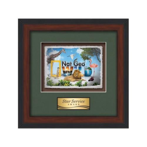Plaque Awards - Framed Awards & Plaques - Jasper -  Dark Walnut