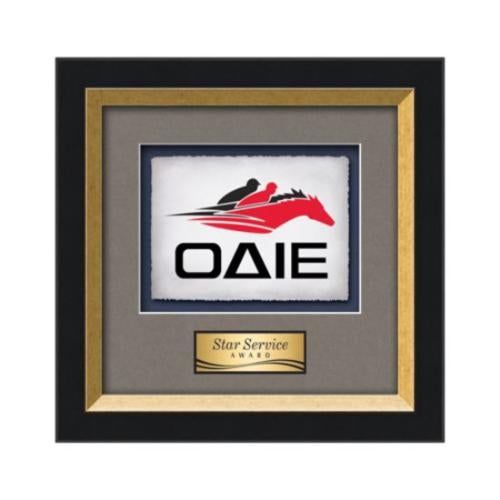 Plaque Awards - Framed Awards & Plaques - Omni -  Black/Gold