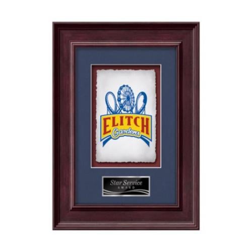 Plaque Awards - Framed Awards & Plaques - Calder -  Mahogany 