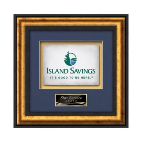 Plaque Awards - Framed Awards & Plaques - Grazia -  Black/Gold