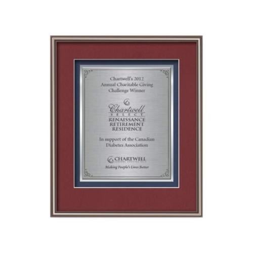 Fenestra Certificate TexEtch - Bronze Plaque Awards - Certificate Frames - Fenestra Certificate TexEtch - Bronze