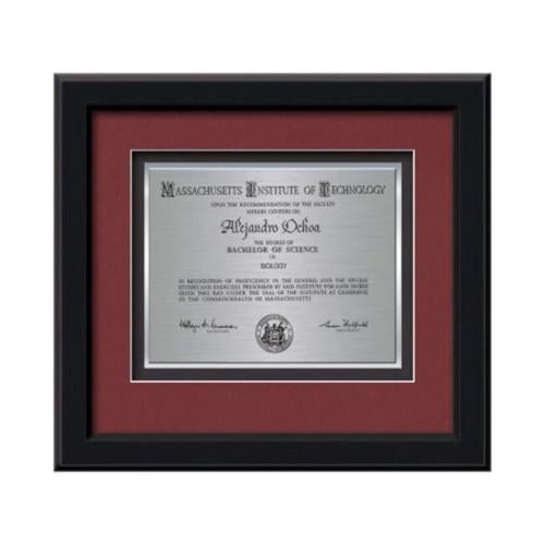 Plaque Awards - Framed Awards & Plaques - Myriad Certificate TexEtch - Black