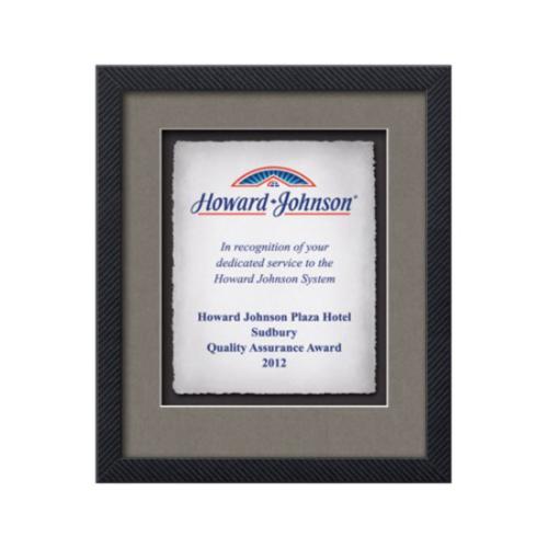 Plaque Awards - Framed Awards & Plaques - Primrose -  Carbon Fiber