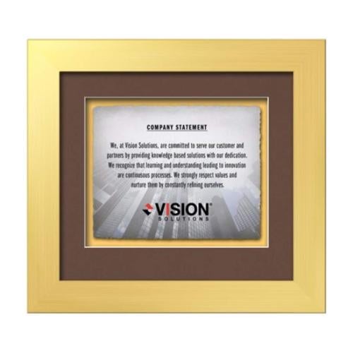 Premier - Gold Plaque Awards - Framed Awards & Plaques - Premier - Gold