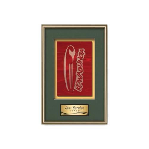 Plaque Awards - Framed Awards & Plaques - Fenestra -  Gold