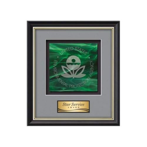 Baron - Black/Gold Plaque Awards - Framed Awards & Plaques - Baron - Black/Gold