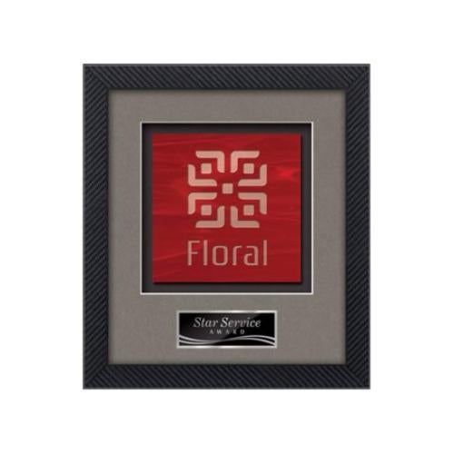 Plaque Awards - Framed Awards & Plaques - Primrose -  Carbon Fiber