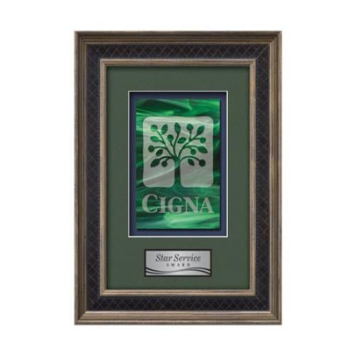 Plaque Awards - Framed Awards & Plaques - Tuscan -  Rustic/Charcoal