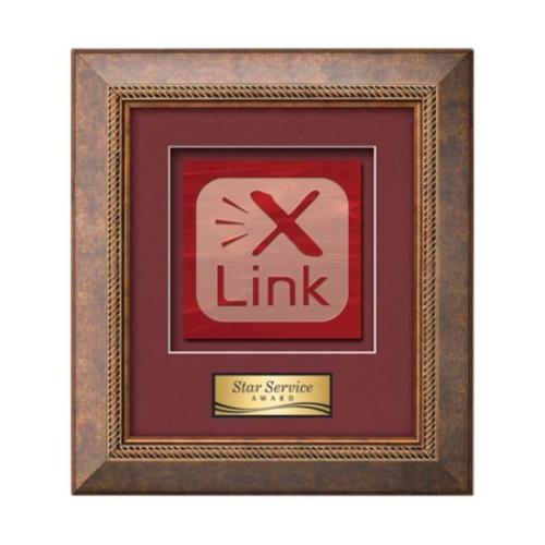 Plaque Awards - Framed Awards & Plaques - Lazio -  Antique Bronze