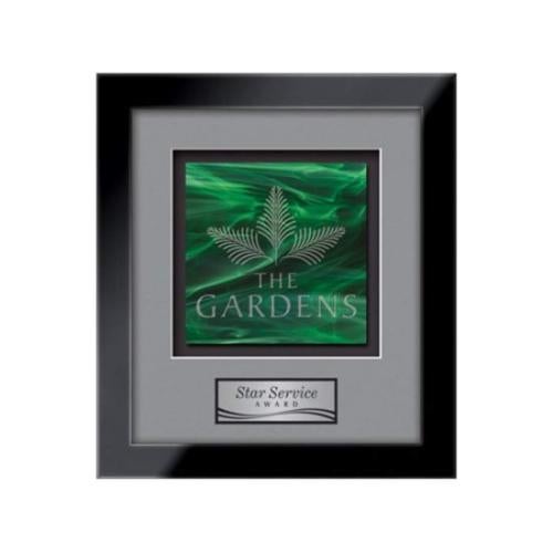 Plaque Awards - Framed Awards & Plaques - Eldridge -  Gloss Black