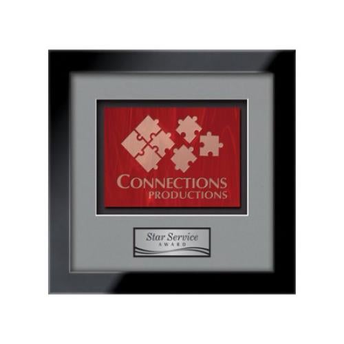 Eldridge - Gloss Black Plaque Awards - Framed Awards & Plaques - Eldridge - Gloss Black