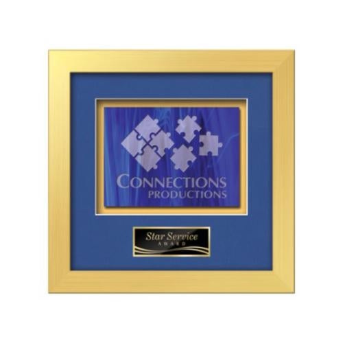 Eldridge - Gold Plaque Awards - Framed Awards & Plaques - Eldridge - Gold