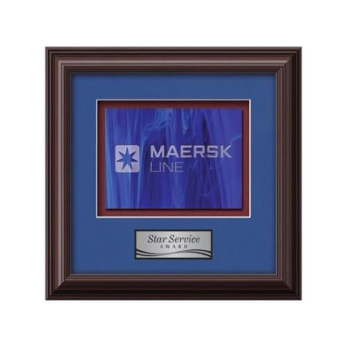 Plaque Awards - Framed Awards & Plaques - Monarch -  Mahogany